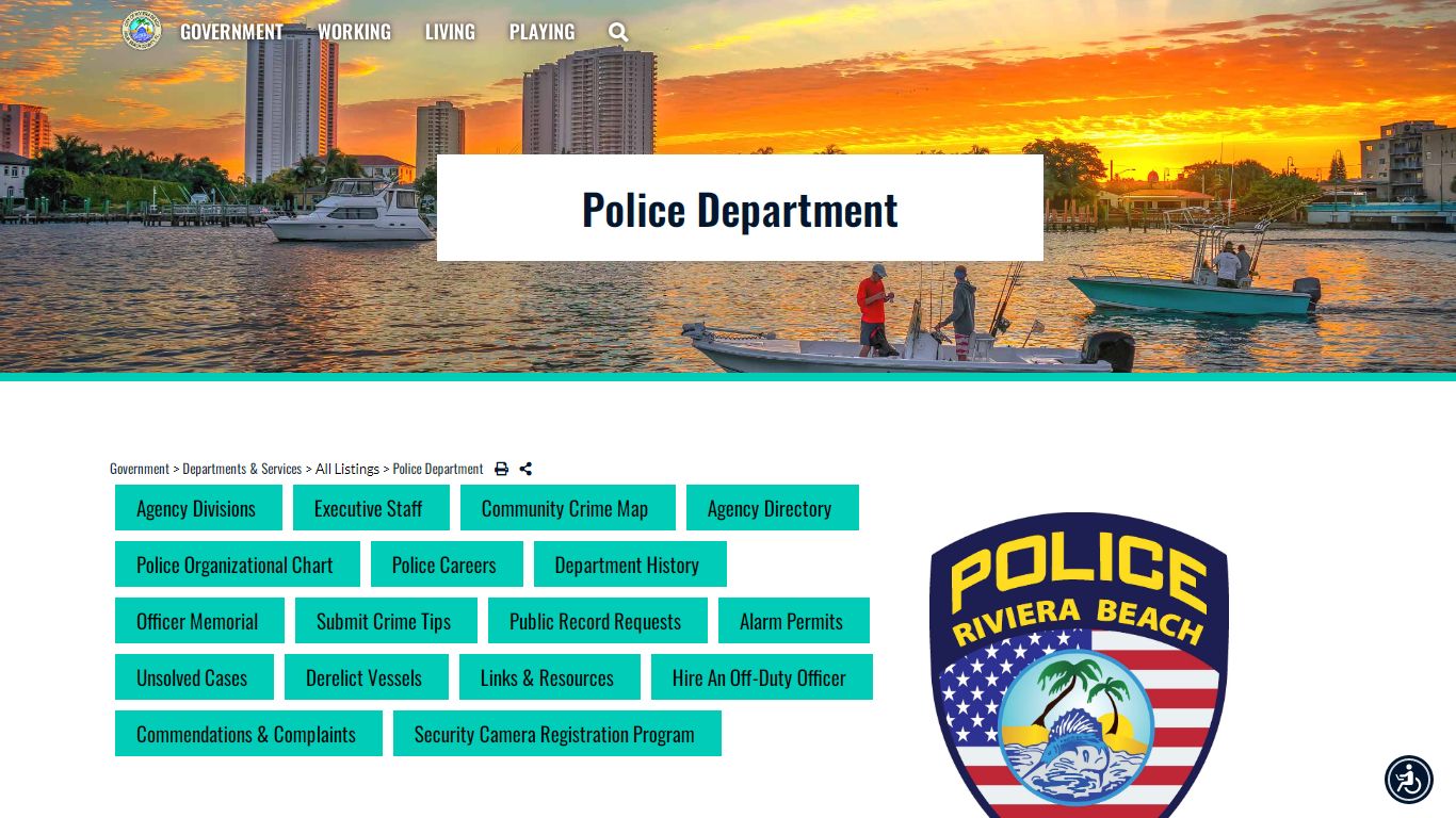 Police Department - Riviera Beach, Florida (FL)